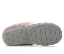 Dearfoams Cable Knit Chenille Slippers