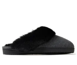 Dearfoams Dahlia Rib Knit Scuff Slippers