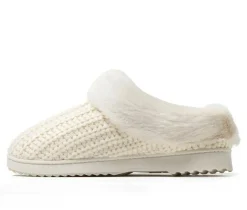 Dearfoams Hannah Festive Knit Clog Slippers