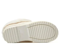 Dearfoams Hannah Festive Knit Clog Slippers