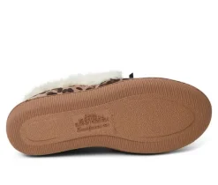 Dearfoams Kristen Holiday Tie Moccasin Slippers