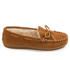 Minnetonka Women's Pile Lined Hardsole Moccasins