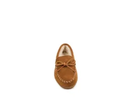 Minnetonka Women's Pile Lined Hardsole Moccasins