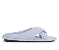 MUK LUKS Ada Micro Chenille Criss Cross Slippers