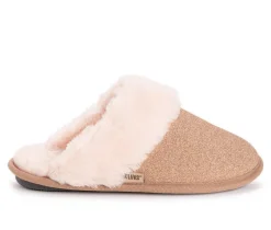 MUK LUKS Angled Sparkle Scruff Slippers