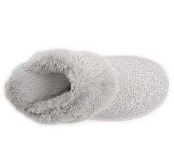 MUK LUKS Angled Sparkle Scruff Slippers