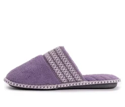 MUK LUKS Cathy Micro Chenille Closed Toe Slipper