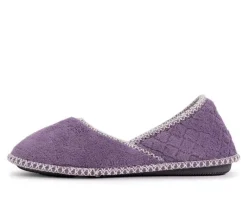 MUK LUKS Women's Beverly Micro Chenille Slip-on Slippers