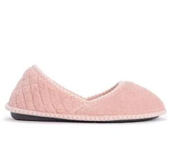 MUK LUKS Women's Beverly Micro Chenille Slip-on Slippers