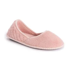 MUK LUKS Women's Beverly Micro Chenille Slip-on Slippers