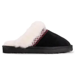 MUK LUKS Women's Dawn Suede Scuff Slippers