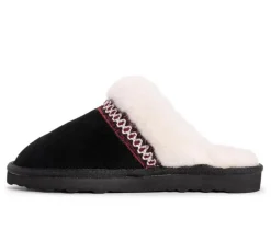 MUK LUKS Women's Dawn Suede Scuff Slippers