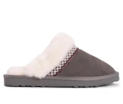 MUK LUKS Women's Dawn Suede Scuff Slippers