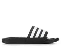 Women's Adidas Adilette Comfort Stripe Sport Slides
