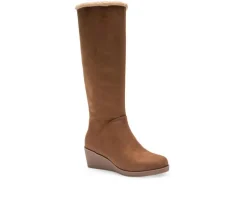 Women's Aerosoles Binocular Shearling Tall Winter Wedge Boots
