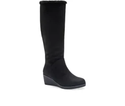 Women's Aerosoles Binocular Shearling Tall Winter Wedge Boots
