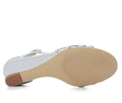 Women's American Glamour BadgleyM Jemi Special Occasion Wedge Sandals