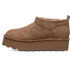Women's Bearpaw Retro Super Short Vegan Platform Winter Booties