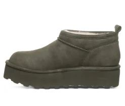 Women's Bearpaw Retro Super Short Vegan Platform Winter Booties