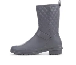 Women's Capelli New York Solid Quilted Rain Boots