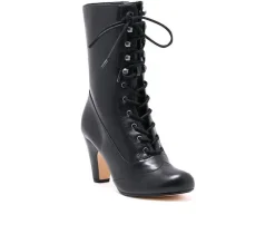 Women's Chelsea Crew Claire Lace Up Mid Calf Booties