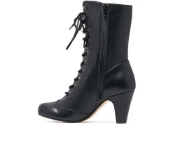 Women's Chelsea Crew Claire Lace Up Mid Calf Booties