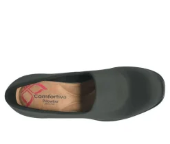 Women's Comfortiva Dana Slip Resistant Wedge Slip Ons