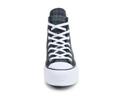 Women's Converse Ctas Lift High Plaid Sneakers