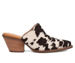 Women's Dingo Boot Calico Heeled Mules