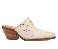 Women's Dingo Boot Cash Cow Heeled Mules
