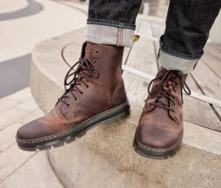 Women's Dr. Martens Combs Leather Combat Boots