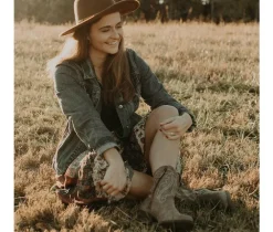 Women's Durango Crush Distressed Shortie Western Boots