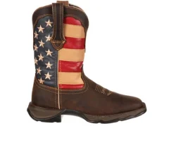 Women's Durango Patriotic Pull On Western Flag Cowboy Boots