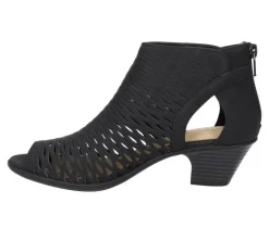 Women's Easy Street Sunrise Heeled Peep Toe Booties