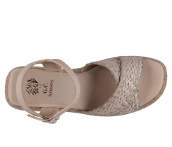 Women's GC Shoes Lucy Platform Wedge Sandals