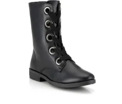 Women's Henry Ferrara Charm-508 Mid Calf Combat Boots