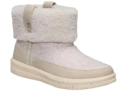 Women's HEYDUDE Camden Cuff Wool Cozy Booties