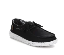 Women's HEYDUDE Wendy Black Odyssey Casual Shoes