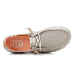 Women's HEYDUDE Wendy Chambray Casual Shoes