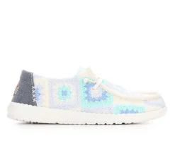 Women's HEYDUDE Wendy Cottage Crochet Casual Shoes