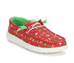 Women's HEYDUDE Wendy Holiday Sweater Slip-on Shoes