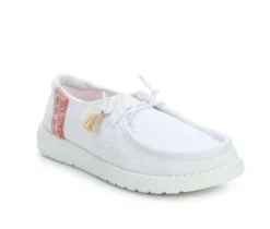 Women's HEYDUDE Wendy Perf Canvas Casual Shoes