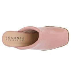 Women's Journee Collection Izara Block Heel Platform Clogs