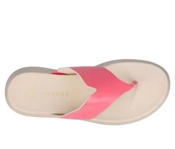 Women's Journee Collection Carah Platform Flip-Flops