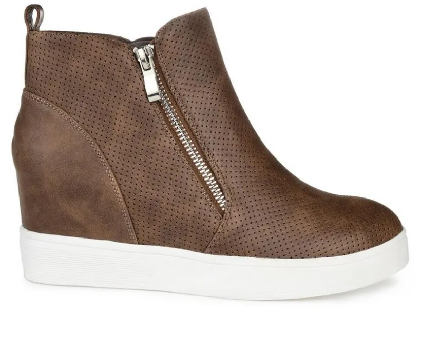 Women's Journee Collection Pennelope Wedge Sneakers
