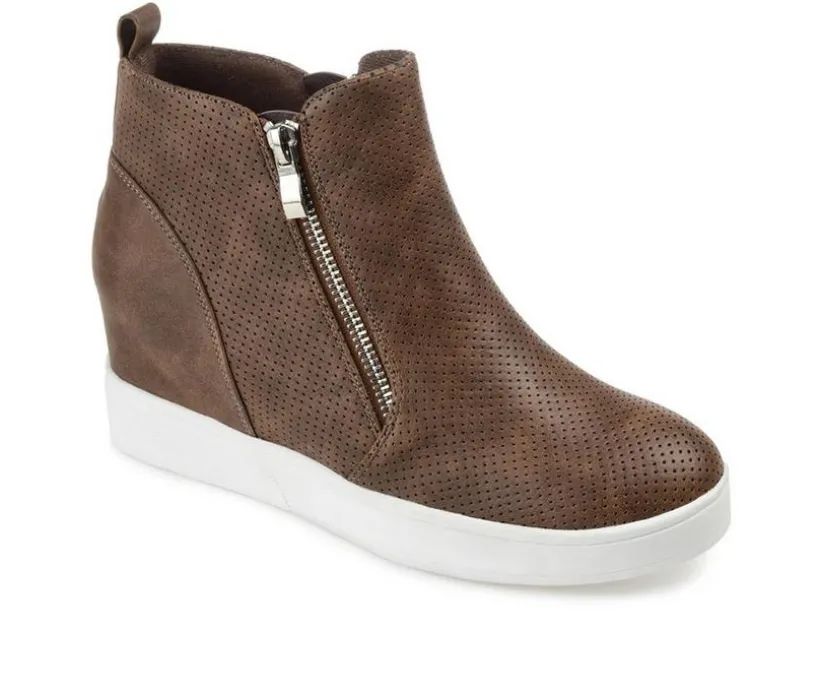 Women's Journee Collection Pennelope Wedge Sneakers