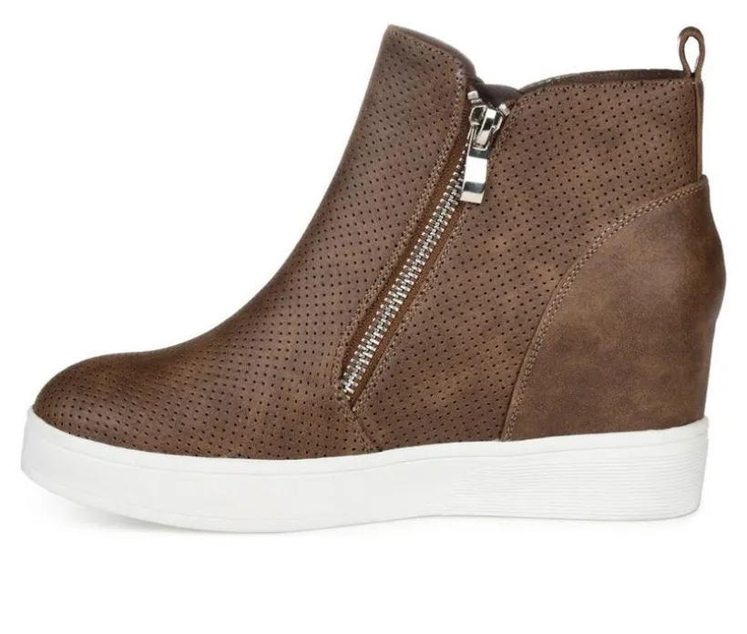 Women's Journee Collection Pennelope Wedge Sneakers