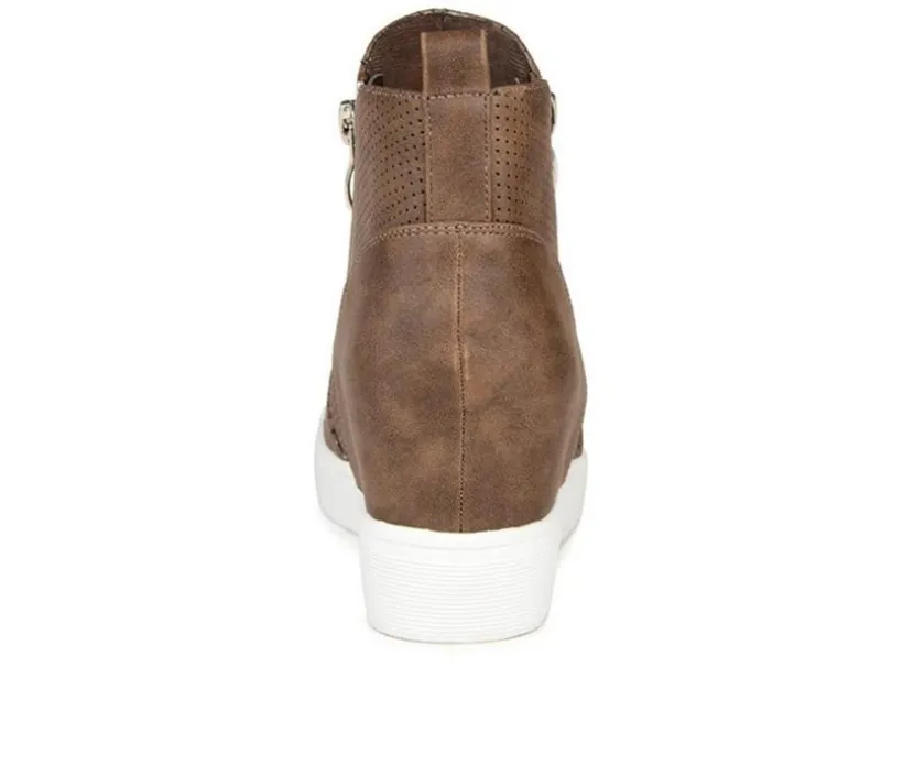 Women's Journee Collection Pennelope Wedge Sneakers