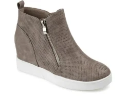 Women's Journee Collection Pennelope Wedge Sneakers