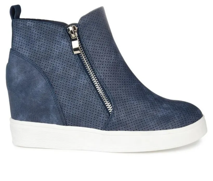 Women's Journee Collection Pennelope Wedge Sneakers